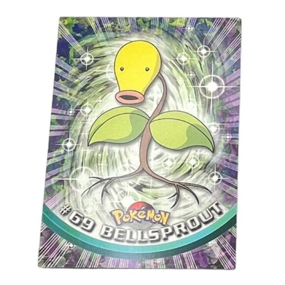 Bellsprout Pokemon Card Topps #69 TV Animation Edition Series Black Logo - Picture 1 of 5